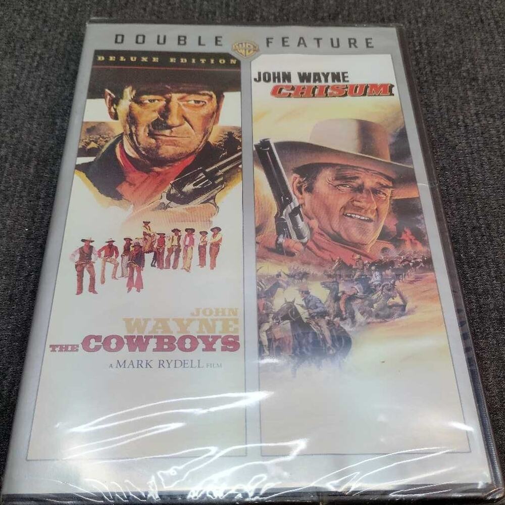 John Wayne The Cowboys Chisum Double Feature DVD Deluxe Edition New